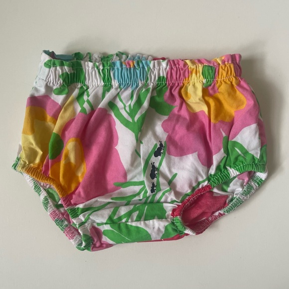 Lily Pulitzer Girls’ Sarafina Ant Print Dress with Matching Diaper Cover - 3-6M - Picture 10 of 13